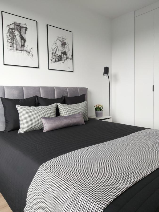 Apartament 150 Zaspa Vvita Z Prywatnym Ogrodem I Tarasem Gdańsk Eksteriør bilde