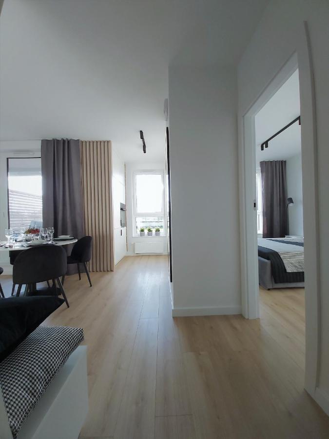 Apartament 150 Zaspa Vvita Z Prywatnym Ogrodem I Tarasem Gdańsk Eksteriør bilde