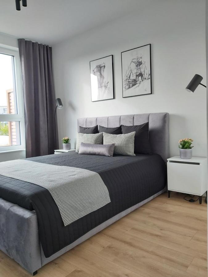 Apartament 150 Zaspa Vvita Z Prywatnym Ogrodem I Tarasem Gdańsk Eksteriør bilde
