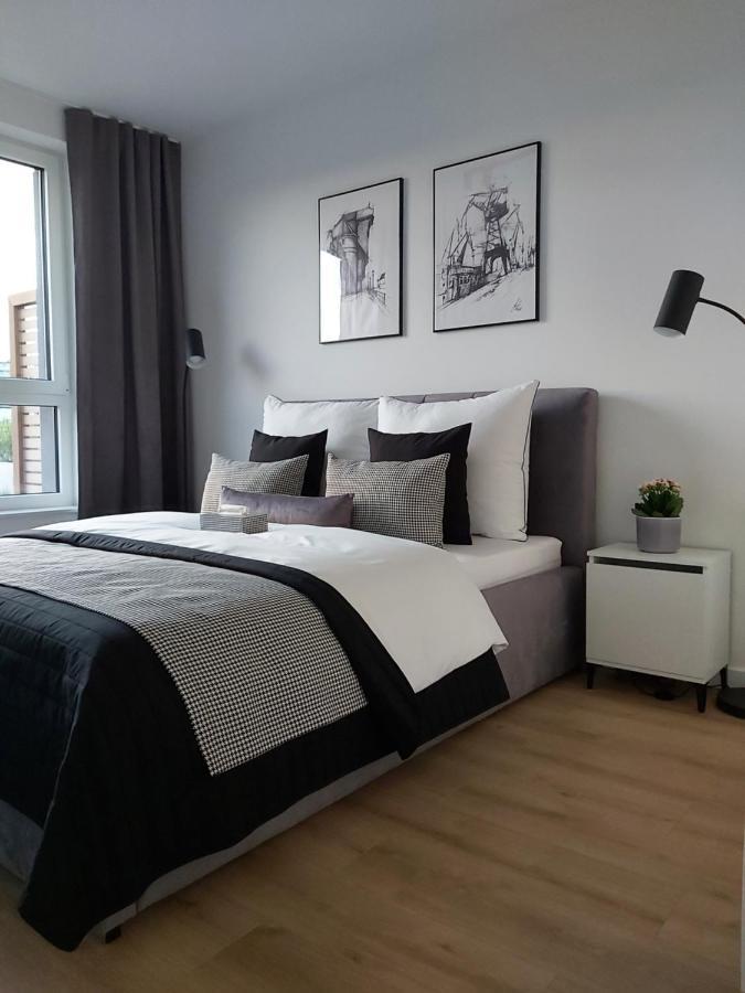 Apartament 150 Zaspa Vvita Z Prywatnym Ogrodem I Tarasem Gdańsk Eksteriør bilde