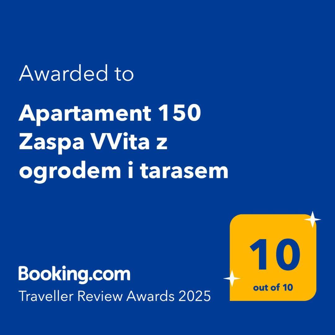 Apartament 150 Zaspa Vvita Z Prywatnym Ogrodem I Tarasem Gdańsk Eksteriør bilde